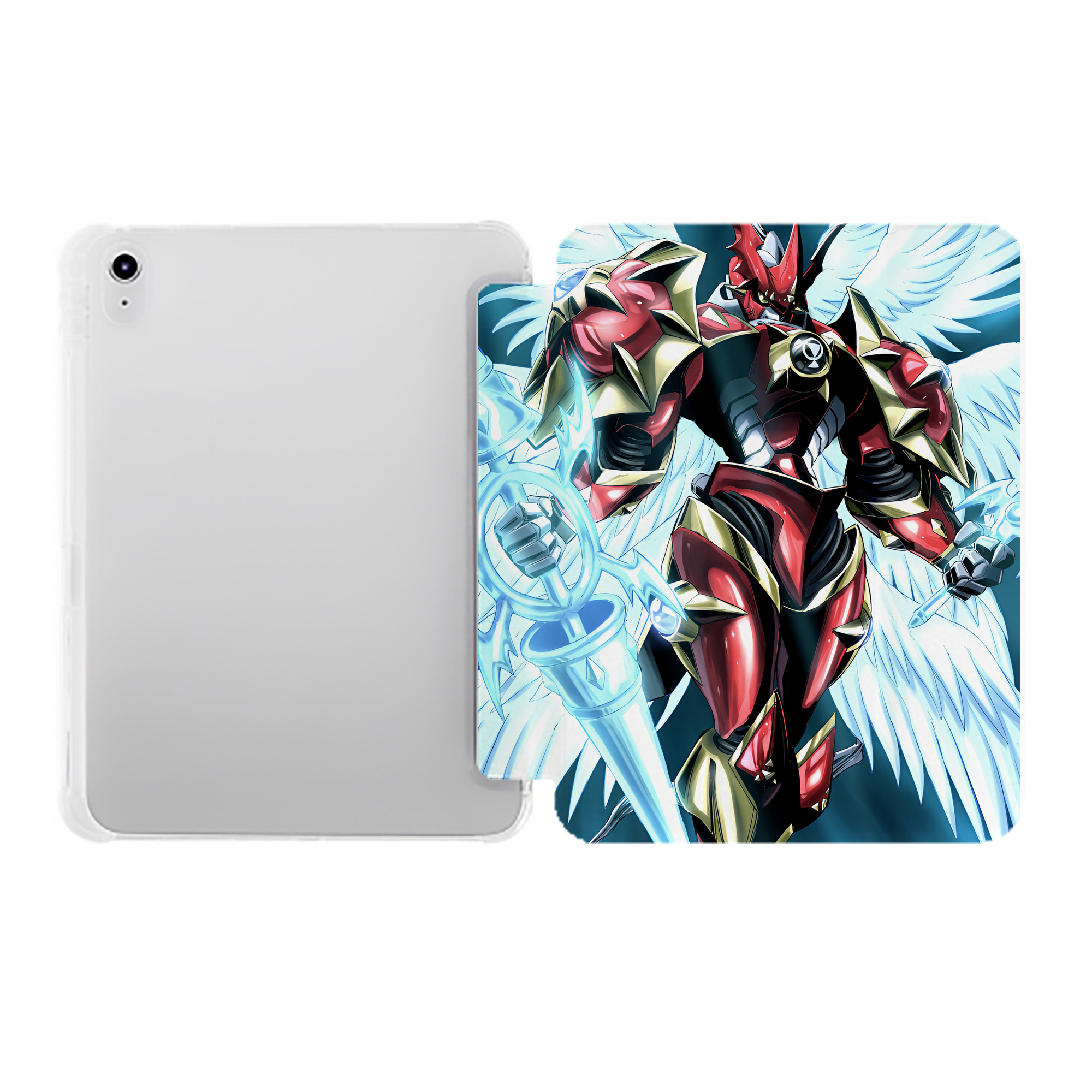 （画像用） Digimon デジタルモンスター/デジモン IPad ケース ペン収納付き 三つ折りスタンド PUレザー×シリコン 対応機種9.5/10.5/10.9インチ